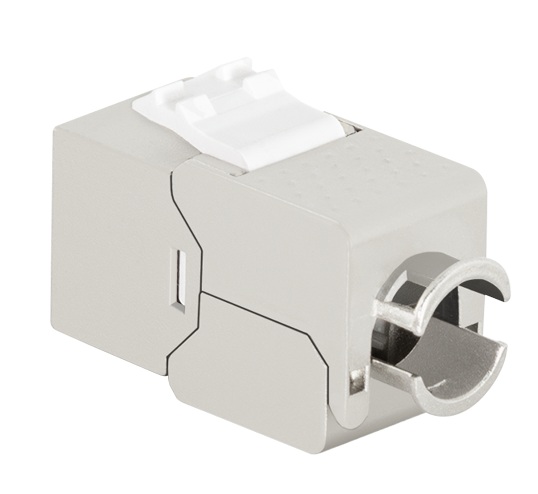 Produktbild MVT 200 106.500  -  Cat.8.1 RJ45 Keystone Anschlussmodul, geschirmt, STP 2226 AWG, Set à 500 Stück